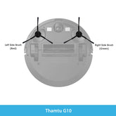 Thamtu Replacement Accessories, 6 Side Brushes ,3 HEPA Filter for G11/G12/G10/G10S/G10H